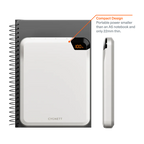 Cygnett ChargeUp VertPWR 25K Laptop Power Bank - Champagne (CY5129PBCHE), Powerful four-way Charging, 40CM USB-C Cable 