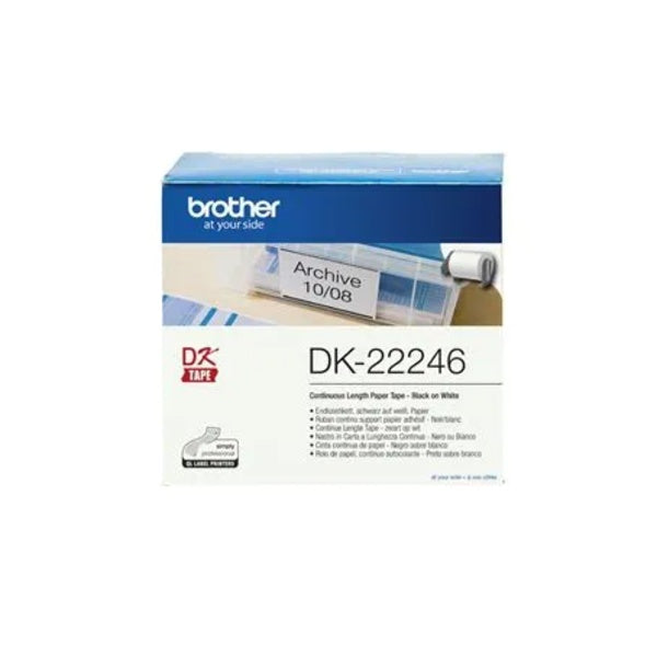 Brother DK22246 White Roll (DK-22246) 