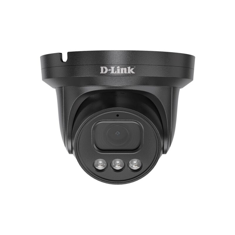 Vigilance 5MP Outdoor PoE Turret Camera - Day & Night, Black D-Link