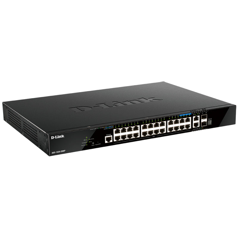 DGS-1520 Series Smart Managed Stackable Switch | 10GB Uplinks for Business D-Link