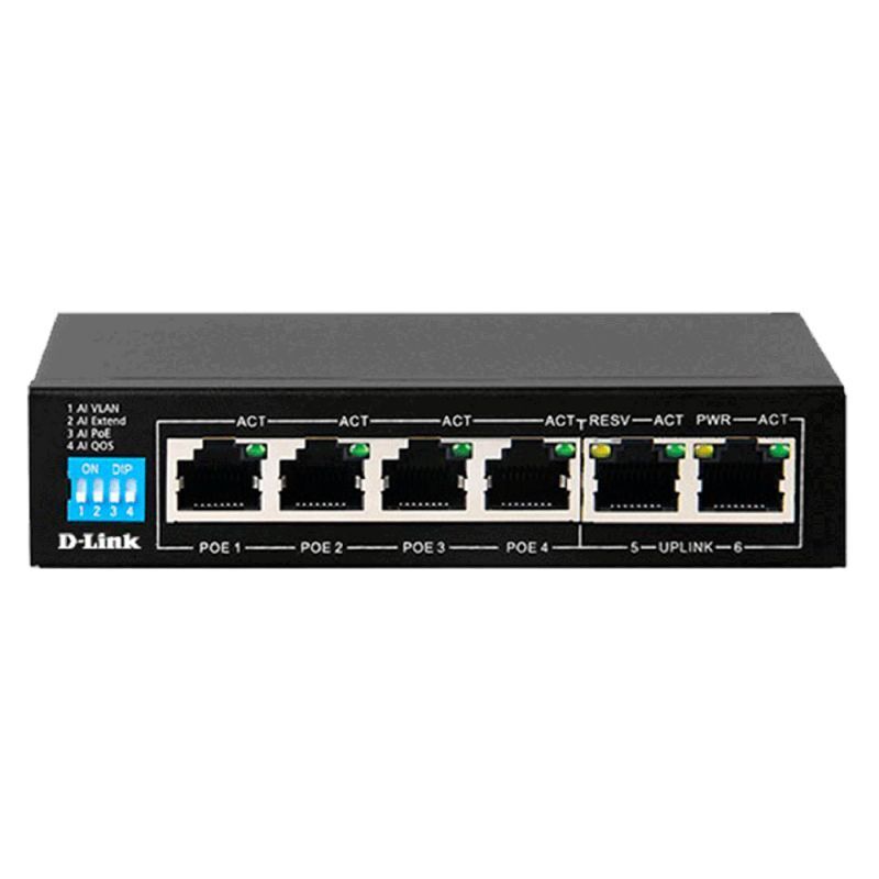 D-LINK DES-F1006P-E PoE Switch – DES-F1006P-E