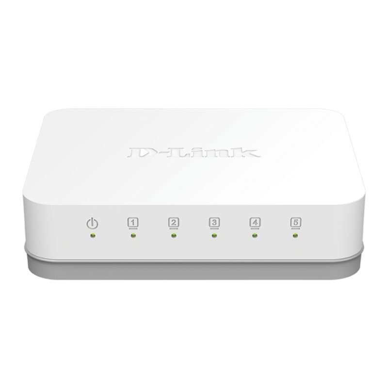 D-Link DGS-1005A 5-Port Gigabit Desktop Switch for Home & Office D-Link