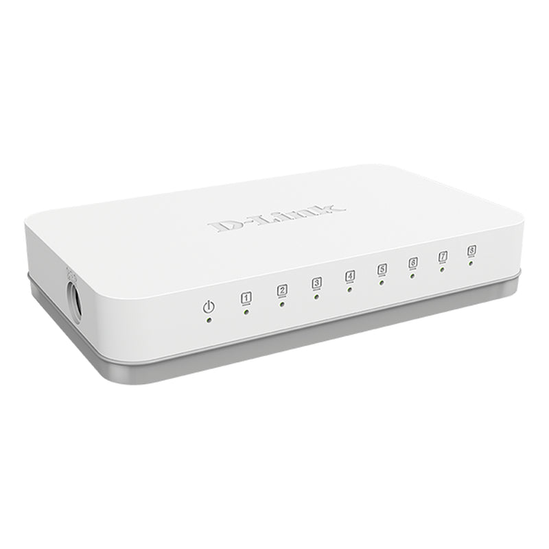 D-Link DGS-1008A 8-Port Gigabit Desktop Switch - Easy Network Expansion D-Link