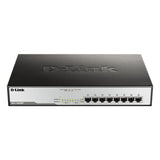 D-Link DGS-1008MP 8-Port PoE+ Switch - 140W Power Budget