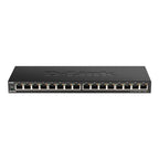 D-Link DGS-1016S 16-Port Gigabit Unmanaged Low Profile Switch D-Link