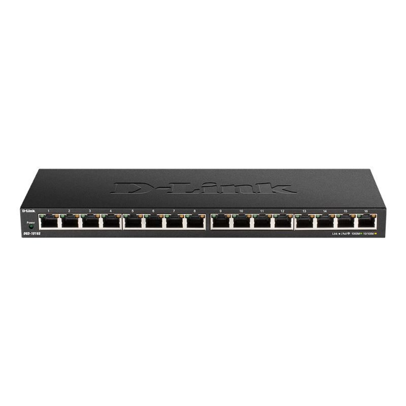 D-Link DGS-1016S 16-Port Gigabit Unmanaged Low Profile Switch D-Link