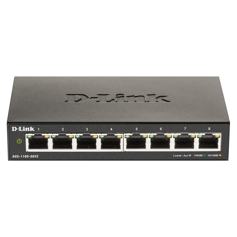 8-Port Gigabit Smart Managed Switch for Small Business D-Link