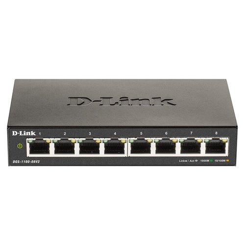 8-Port Gigabit Smart Managed Switch for Small Business D-Link