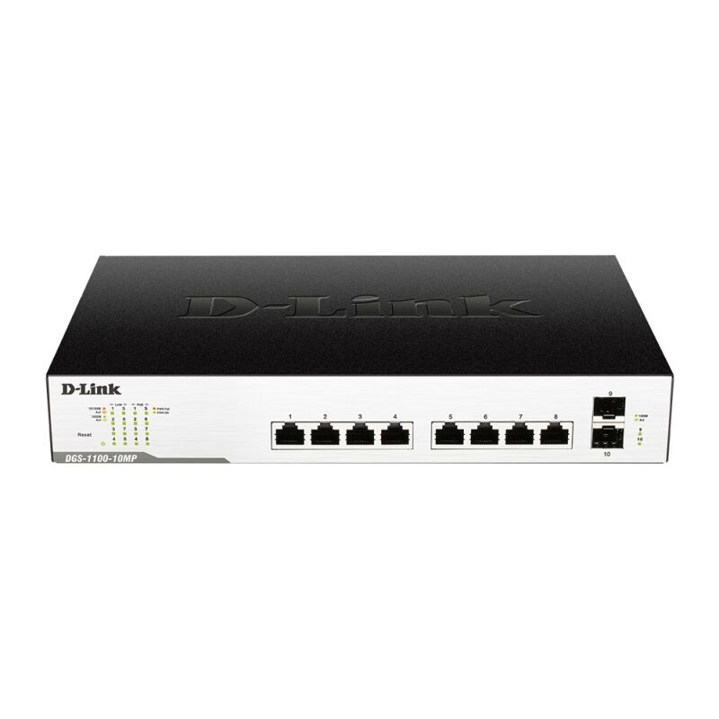 D-Link 10-Port Gigabit PoE++ Smart Managed Switch D-Link