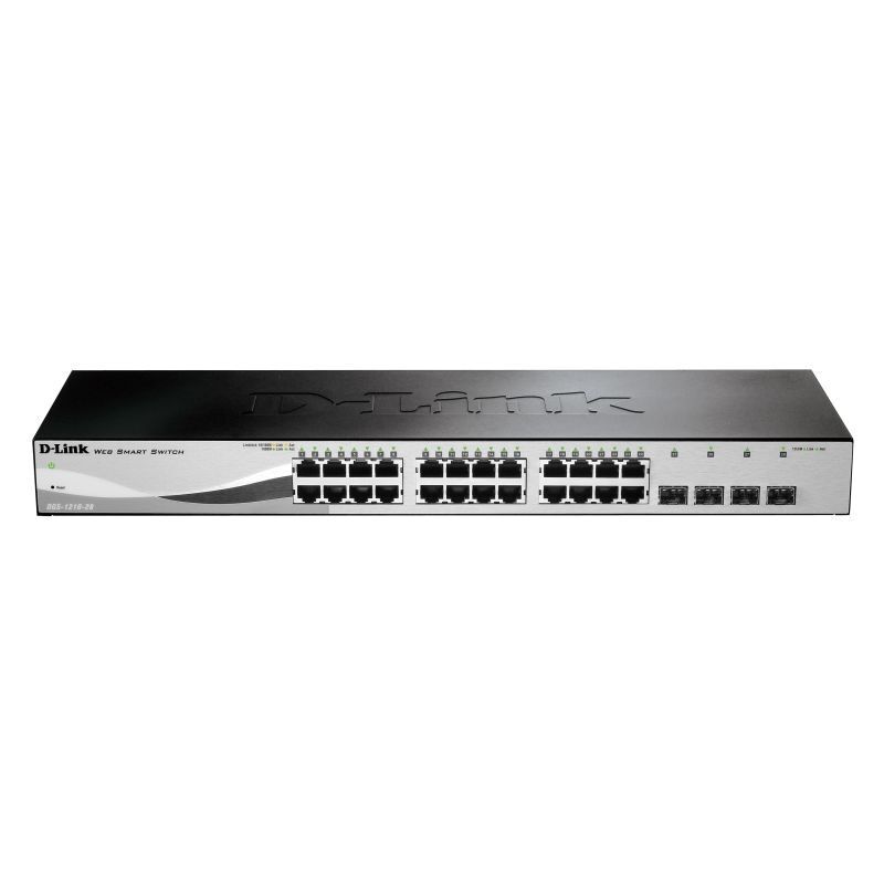 D-Link DGS-1210-28 28-Port Gigabit Smart Managed Switch SFP D-Link