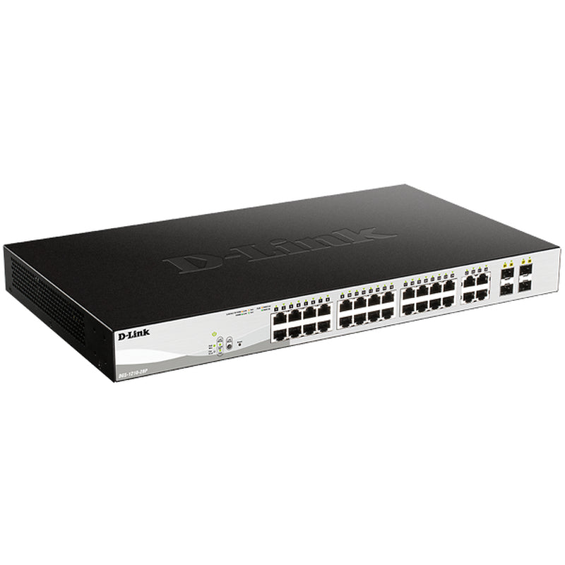 D-Link DGS-1210-28P Gigabit Smart Managed 24-Port PoE Switch D-Link