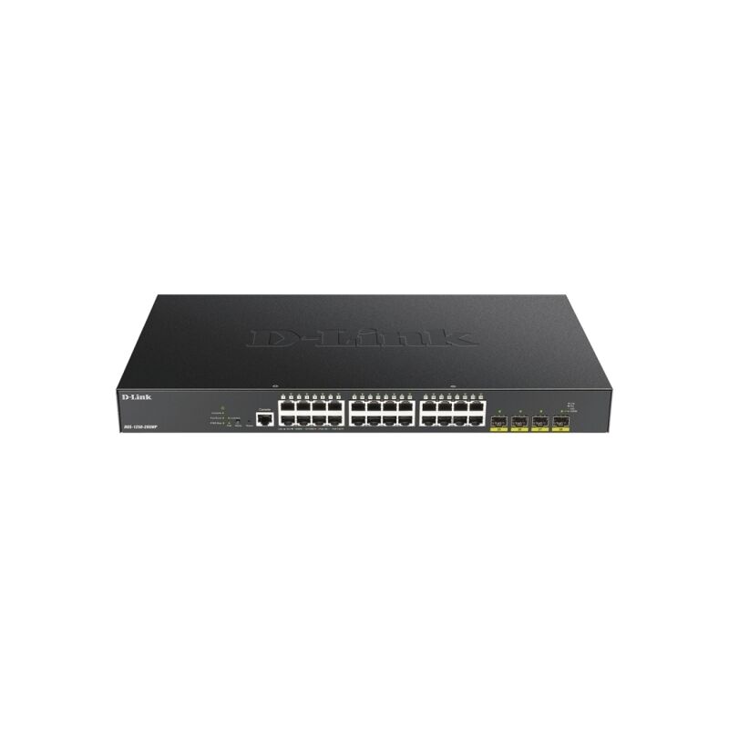 28-Port Smart Managed Gigabit PoE+ Switch with 10G SFP+ D-Link