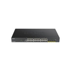 28-Port Smart Managed Gigabit PoE+ Switch with 10G SFP+ D-Link