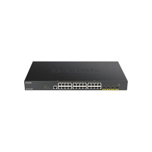 28-Port Smart Managed Gigabit PoE+ Switch with 10G SFP+ D-Link