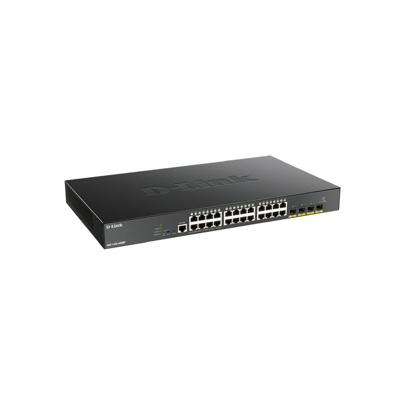 28-Port Smart Managed Gigabit PoE+ Switch with 10G SFP+ D-Link