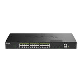 D-Link 28-Port Gigabit PoE+ Smart Managed Switch (SFP+)