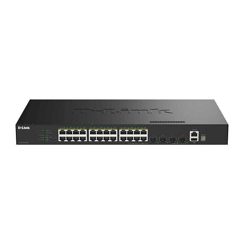 D-Link 28-Port Gigabit PoE+ Smart Managed Switch (SFP+) D-Link