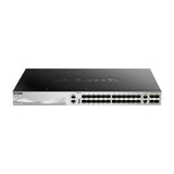D-Link 30-Port Stackable Gigabit Layer 3+ SFP/SFP+ Switch