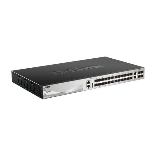 30-Port Stackable Gigabit Layer 3+ SFP/SFP+ Switch D-Link