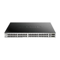 54-Port Stackable Gigabit PoE+ Layer 3+ Switch with 10G Uplinks D-Link