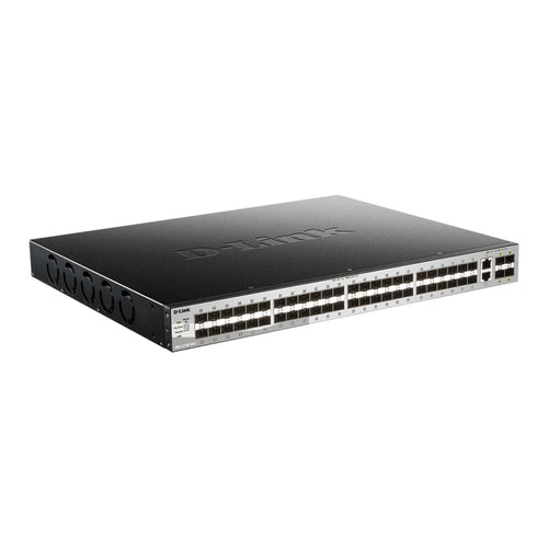 54 Port Stackable Layer 3+ Gigabit Switch | 10G SFP+ & SFP D-Link