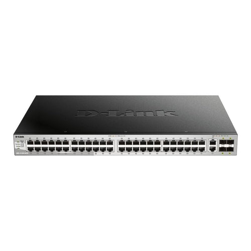 54-Port Stackable Gigabit Layer 3+ Switch with 10G Uplinks D-Link