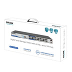D-Link 26-Port Gigabit WebSmart PoE+ Switch with Long Reach PoE D-Link