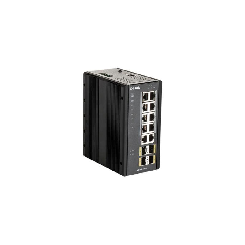 14-Port Industrial Managed Gigabit PoE+ Switch D-Link