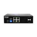 Industrial 6-Port Gigabit PoE+ Switch | Long Reach & SFP D-Link