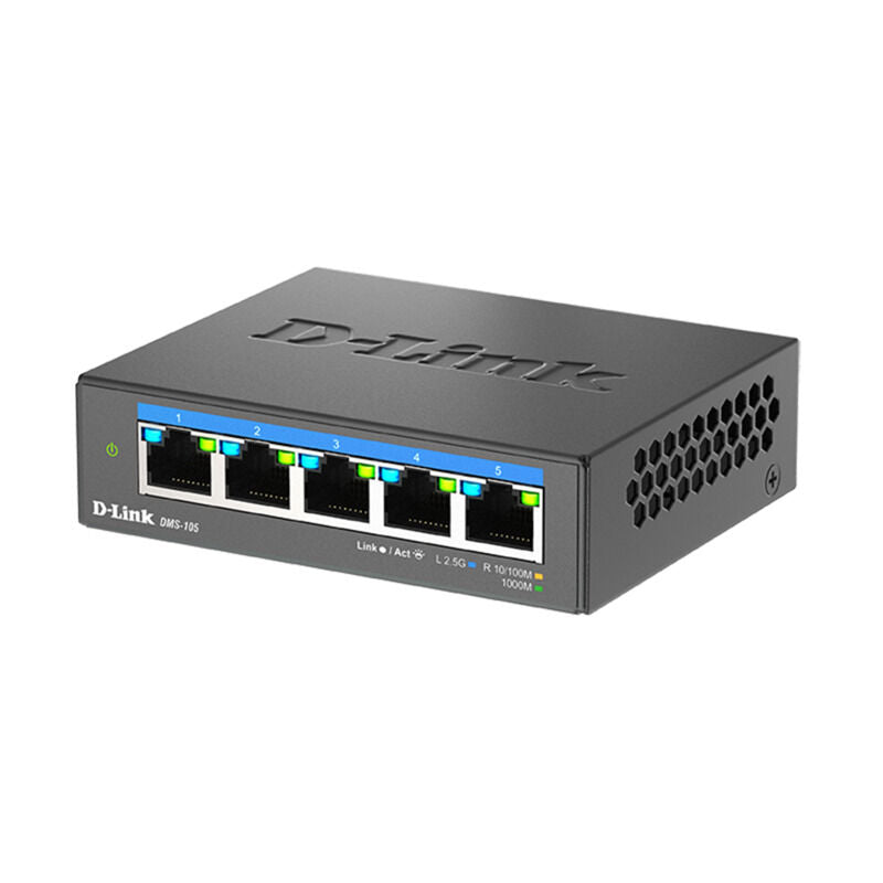 D-Link DMS-105 5-Port Multi-Gigabit Desktop Network Switch D-Link
