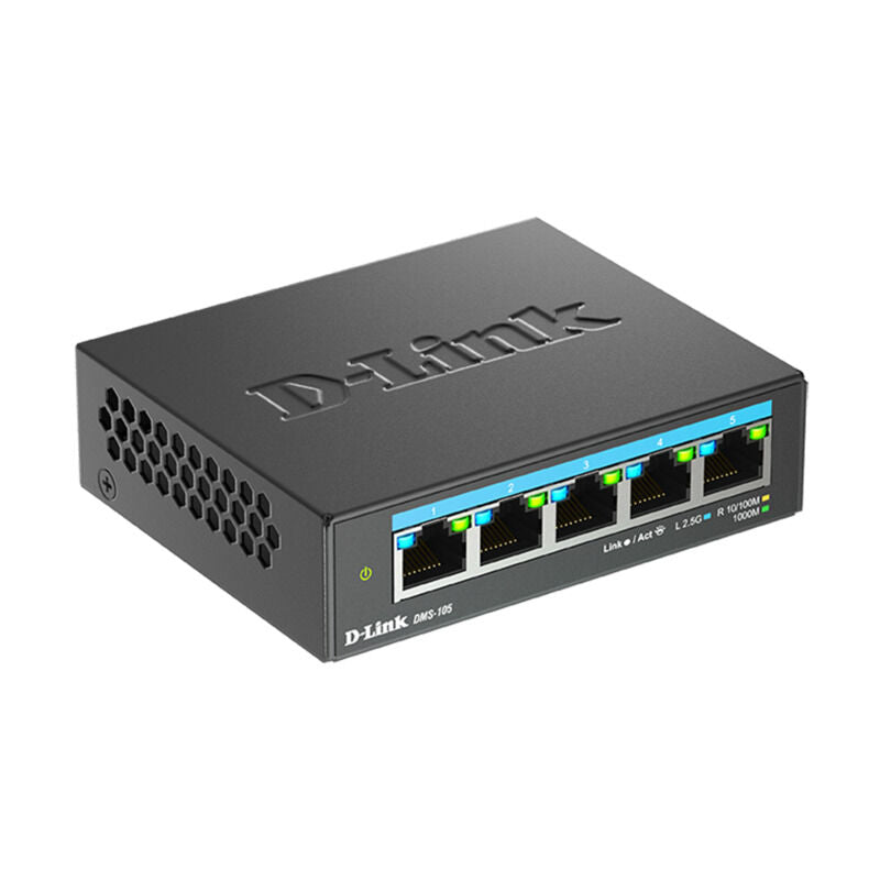 D-Link DMS-105 5-Port Multi-Gigabit Desktop Network Switch D-Link