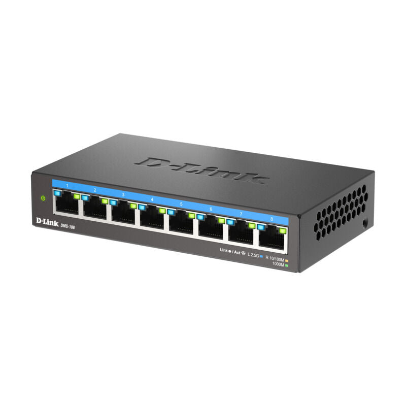 D-Link DMS-108 8-Port Multi-Gigabit Desktop Switch D-Link
