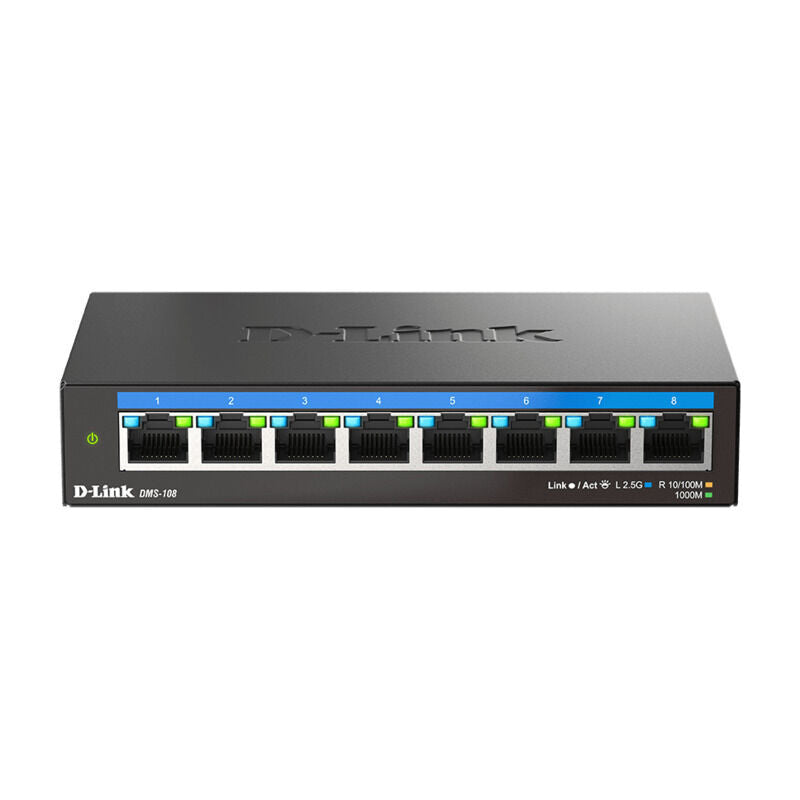D-Link DMS-108 8-Port Multi-Gigabit Desktop Switch D-Link