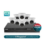 D-Link Vigilance 16CH 8MP Turret Camera NVR Surveillance Kit 4TB D-Link