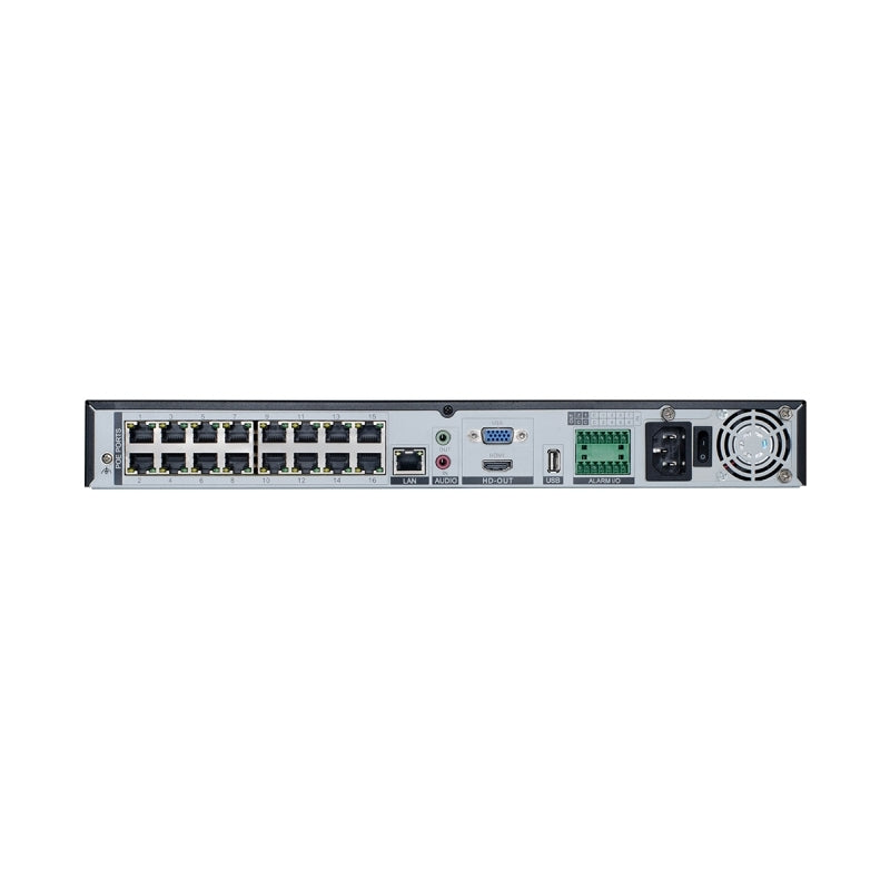 16-Channel PoE NVR: H.265 Security Camera Recorder D-Link