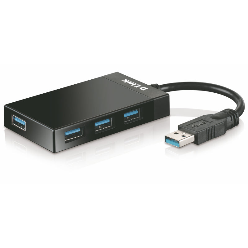 D-Link 4-Port SuperSpeed USB 3.0 Hub - Add More USB Ports D-Link