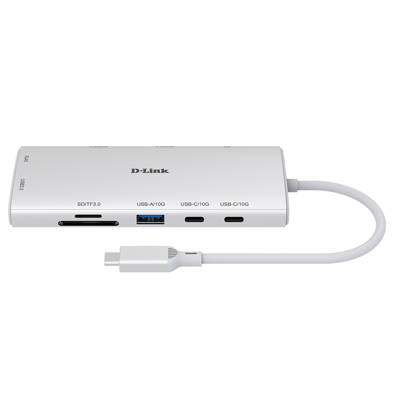 D-Link 10-in-1 USB-C Hub with Dual 4K HDMI Ports D-Link