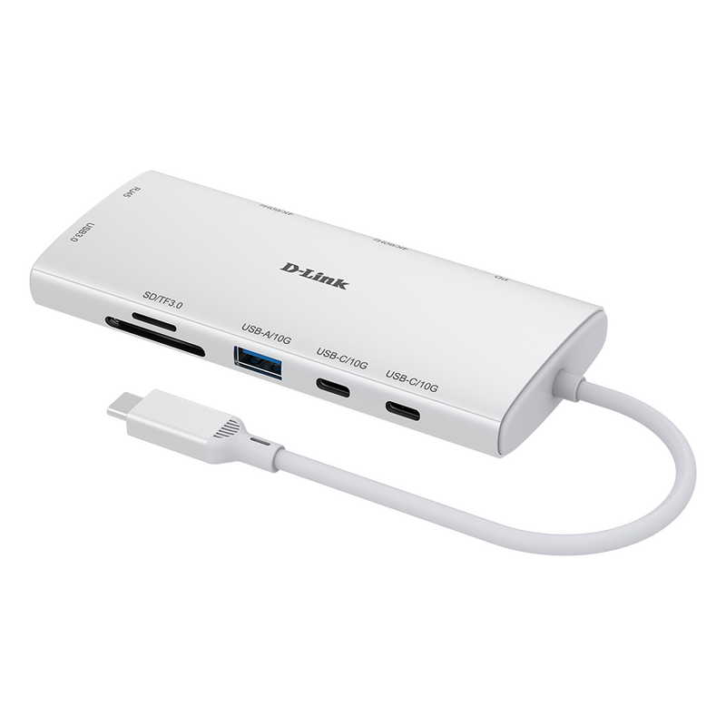 D-Link 10-in-1 USB-C Hub with Dual 4K HDMI Ports D-Link