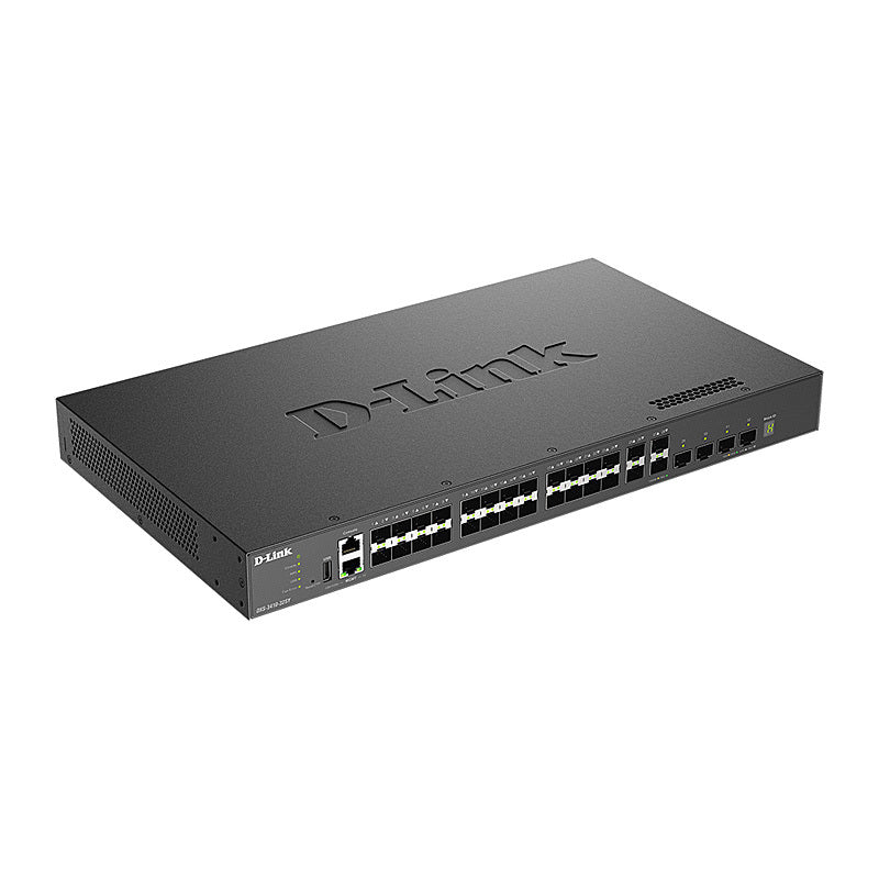 D-Link 32-Port 10Gb/25Gb Layer 3 Stackable Managed Switch D-Link