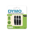 Dymo Embossing Tape 9mm Black - Durable 3-Pack Dymo
