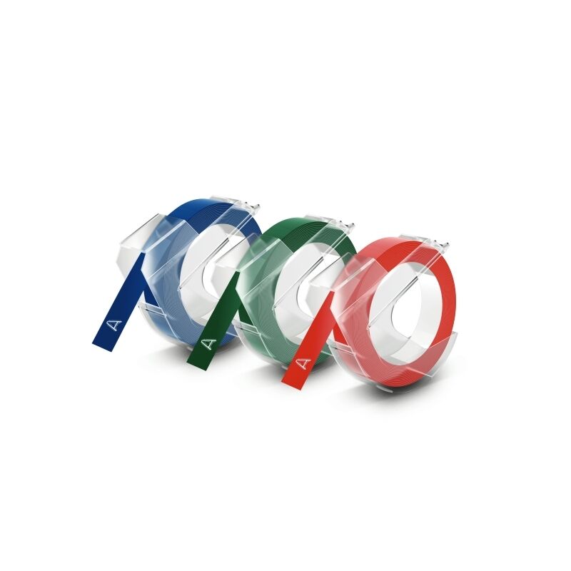 Dymo Embossing Tape - Black 9mm x 3m (3-Pack) Dymo