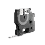 Dymo Rhino 9mm Permanent Polyester Labels - Black on White Dymo
