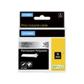 Dymo Rhino 19mm Permanent Industrial Metallised Labels B/W Dymo