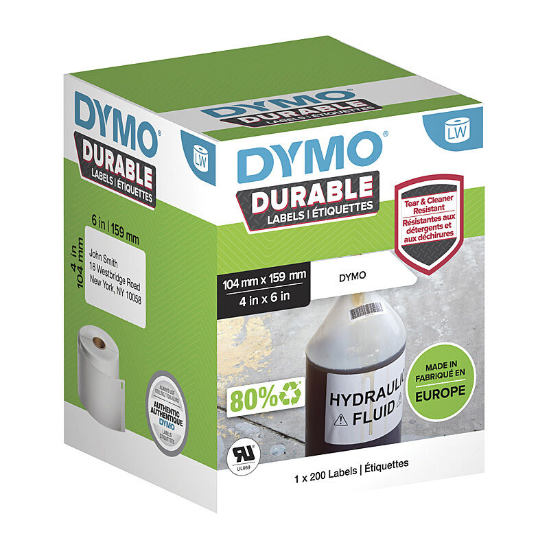 Dymo LabelWriter Durable Multi-Purpose Labels 104x159mm Dymo