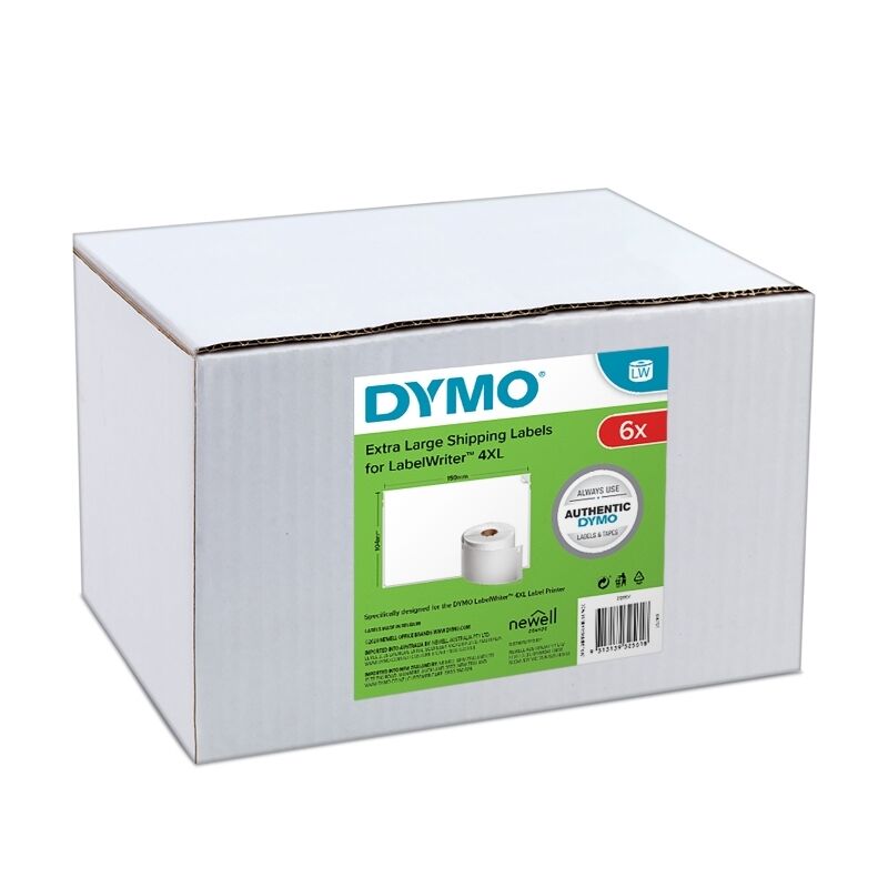 Dymo High Capacity Shipping Labels 104x159mm for LabelWriter 4XL Dymo