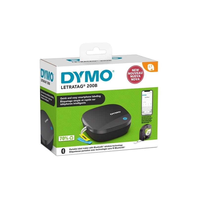 Dymo LetraTag 200B Bluetooth Portable Label Maker - Print from Phone Dymo