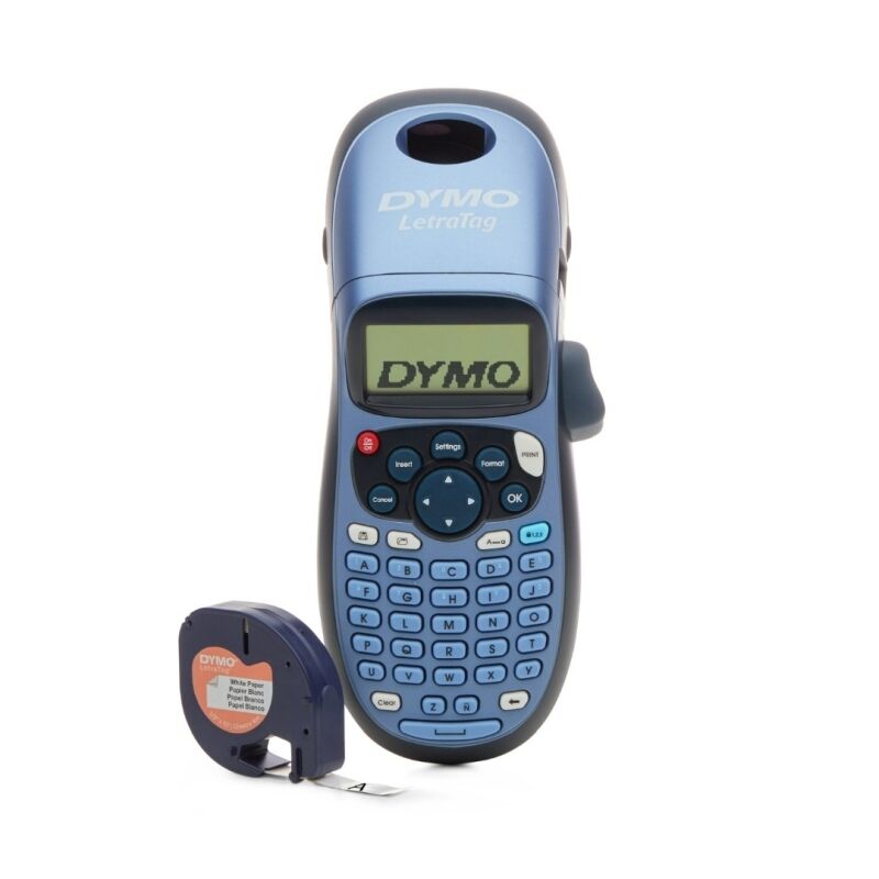Dymo LetraTag 100H Blue Handheld Label Maker - Portable & Easy Dymo