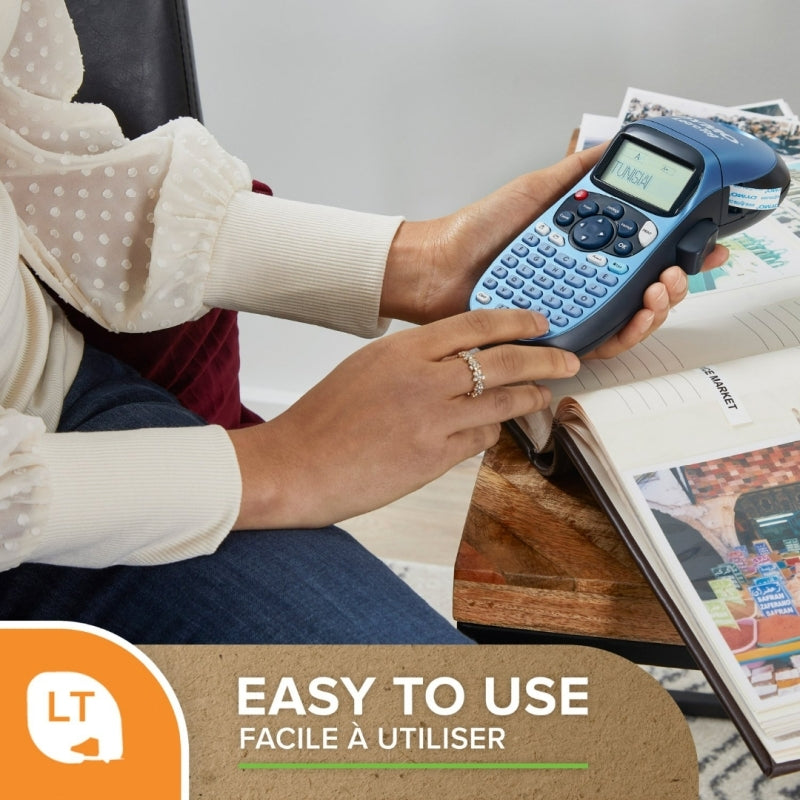 Dymo LetraTag 100H Blue Handheld Label Maker - Portable & Easy Dymo