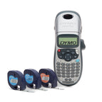 Dymo LetraTag 100H Silver Portable Label Maker Bundle + 3 Tapes Dymo