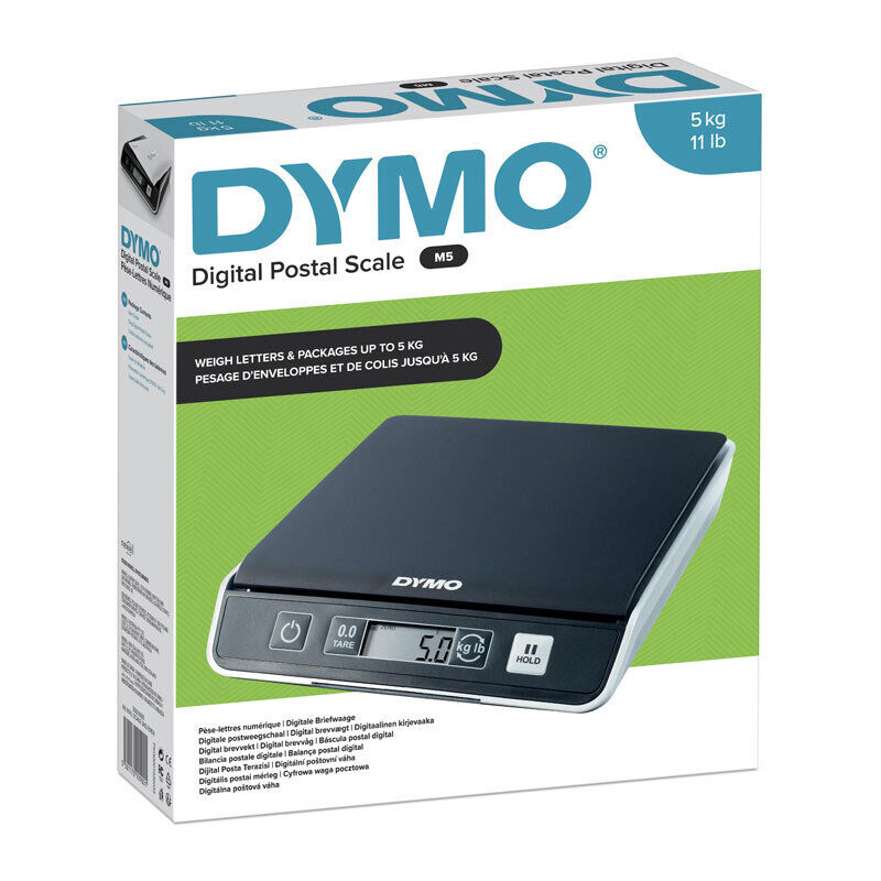 Dymo M5 Digital USB Postal Scale 5KG - Accurate Mail & Parcel Weighing Dymo